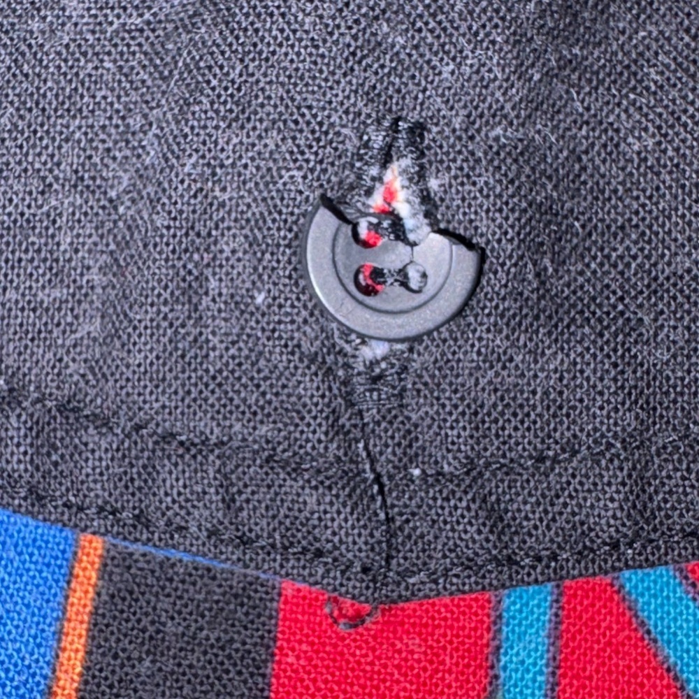 Vintage 80s/90s Wrangler Western Button-Up Shirt XL Bold Aztec Feather Print - Picture 6 of 8